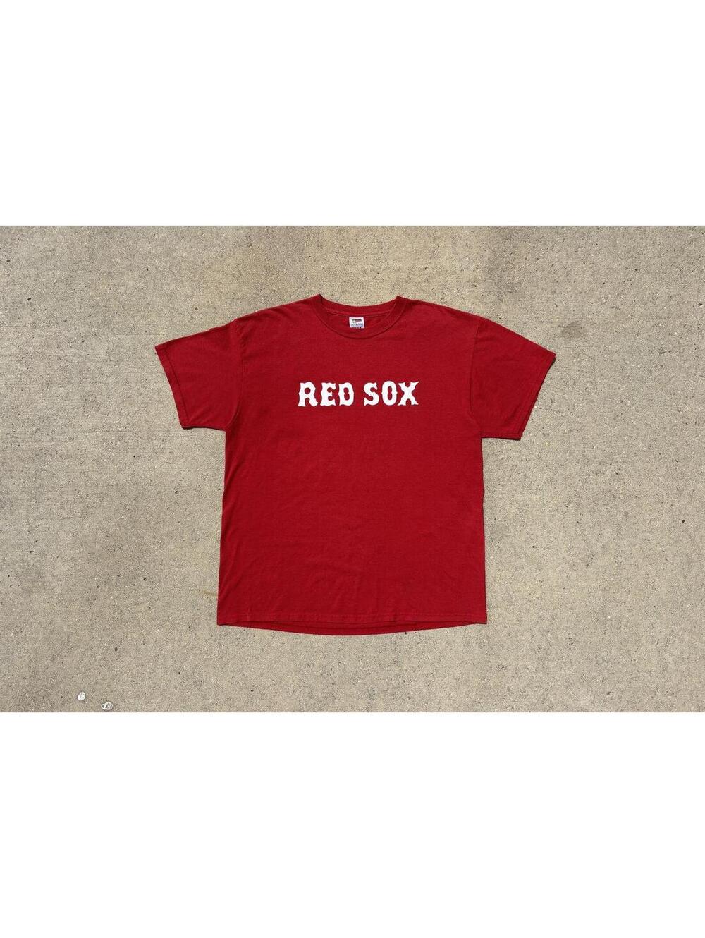 Vintage Fruit of the Loom Red Sox Roger 19 Shirt Red XL MLB